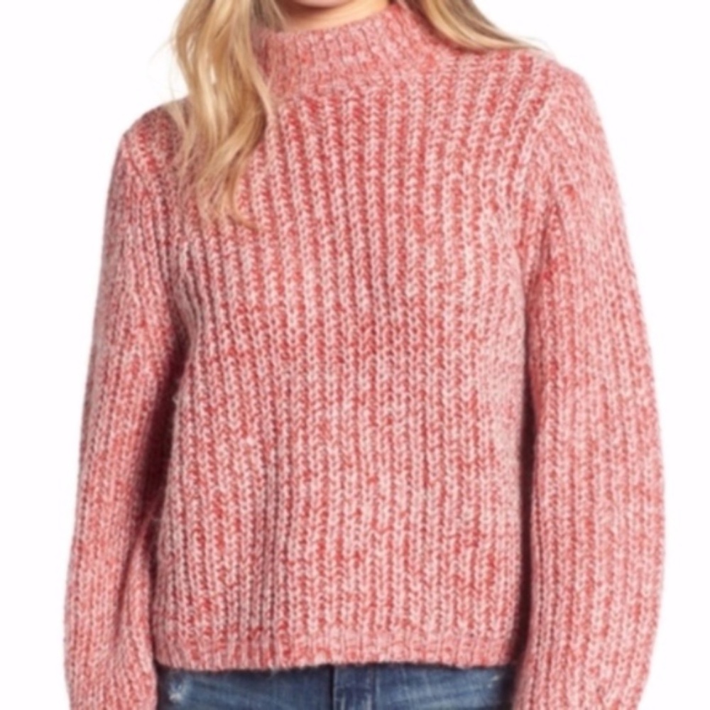 Marled Red Comfy Sweater NWT